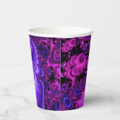 Blume Fraktal Paper Cups Pappbecher (Rechts)