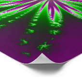 Blume Fraktal Poster (Ecke)