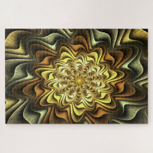 Blume-Fraktal-Puzzle Puzzle