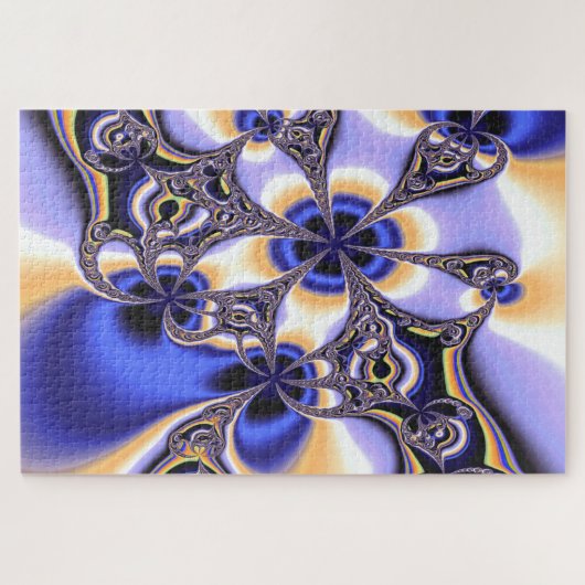 Blume-Fraktal-Puzzle Puzzle (Horizontal)