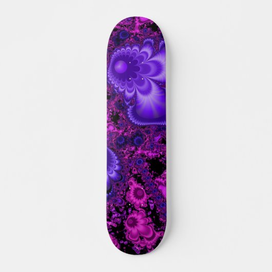 Blume Fraktal Skateboard Deck (Vorne)