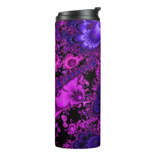 Blume Fraktal Thermosbecher (Nach links gedreht)