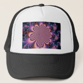 BLUME - FRAKTAL TRUCKERKAPPE (Vorderseite)
