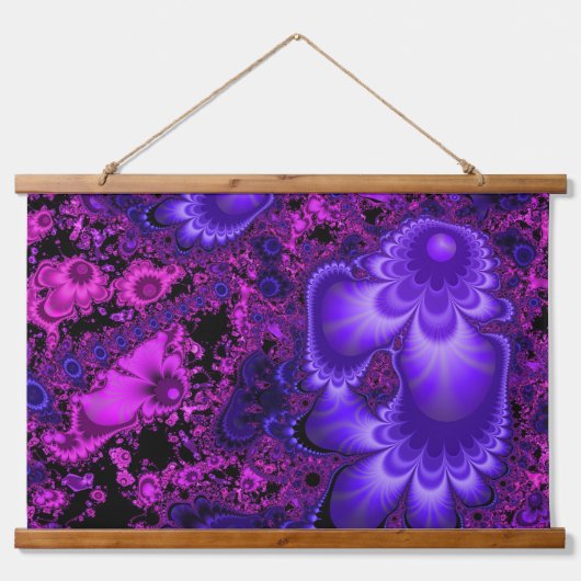 Blume Fraktal Wandteppiche (Vorne)