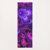 Blume Fraktal Yoga Mat Yogamatte (Rückseite)