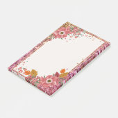 Blume Frame Post it Notes Post-it Klebezettel (angewinkelt)