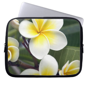 Blume Frangipani Laptopschutzhülle