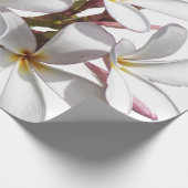 Blume Frangipani (Plumeria) Geschenkpapier (Ecke)