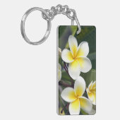 Blume Frangipani Schlüsselanhänger (Vorderseite links)