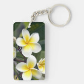 Blume Frangipani Schlüsselanhänger (Rückseite)