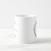 Blume, Frauenname, Halbmond Kaffeetasse (Mittel)
