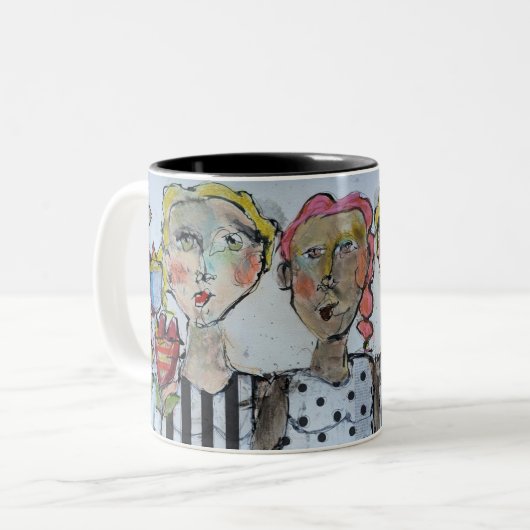 Blume & Freunde 11oz Tasse (Vorderseite Links)