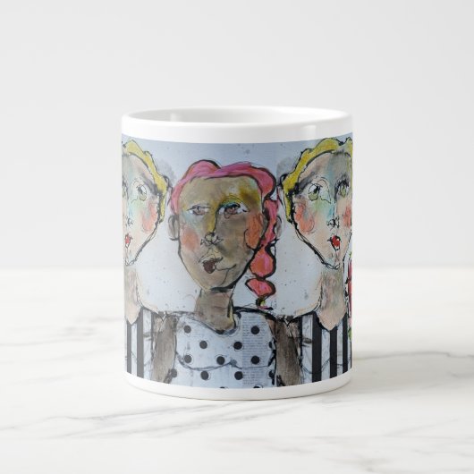 Blume & Freunde Jumbo-Tasse (Vorderseite)