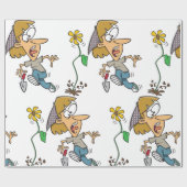 Blume Fright Geschenkpapier (Flach)