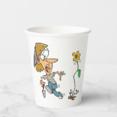 Blume Fright Pappbecher (Vorderseite)