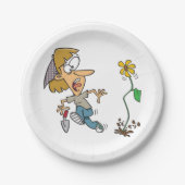 Blume Fright Pappteller (Vorderseite)