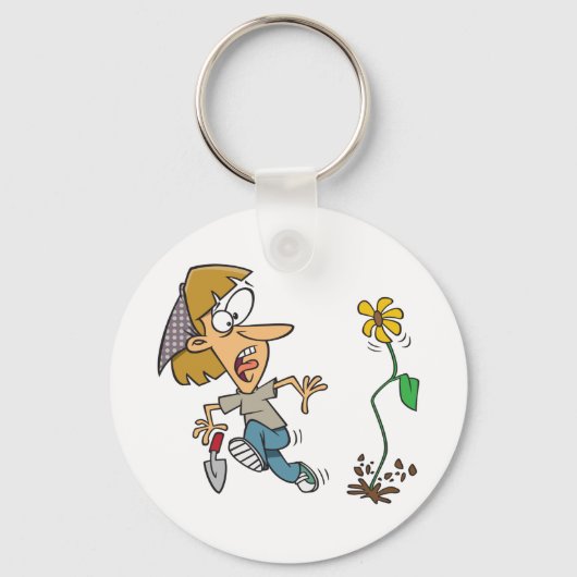 Blume Fright Schlüsselanhänger (Vorderseite)