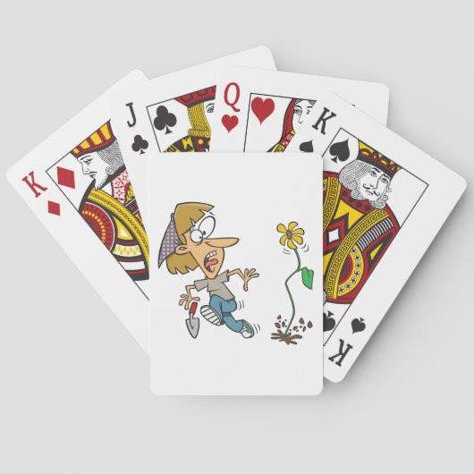 Blume Fright Spielkarten (Rückseite)