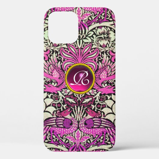 BLUME, FRISCHE, DRACHEN, KLEINSTROMSTEINMONOGRAMM Case-Mate iPhone HÜLLE (Rückseite)