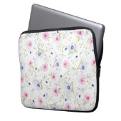 Blume Frische Gärten Laptopschutzhülle (Vorderseite Links)