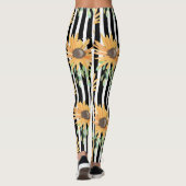 Blume Frische Pasta machen Leggings (Rückseite)