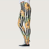 Blume Frische Pasta machen Leggings (Links)