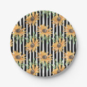 Blume Frische Pasta machen Pappteller (Vorderseite)