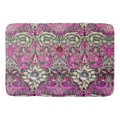 BLUME, FRISCHE UND DRACHEN, WEISSE FELSSTONEN BADEMATTE (Vorderseite)