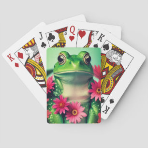 Blume Frog Spielkarten