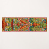 Blume-Fronds aus dem 16. Jahrhundert Yogamatte (Vorderseite (Horizontal))