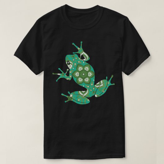 Blume Froschhaube T-Shirt (Design vorne)