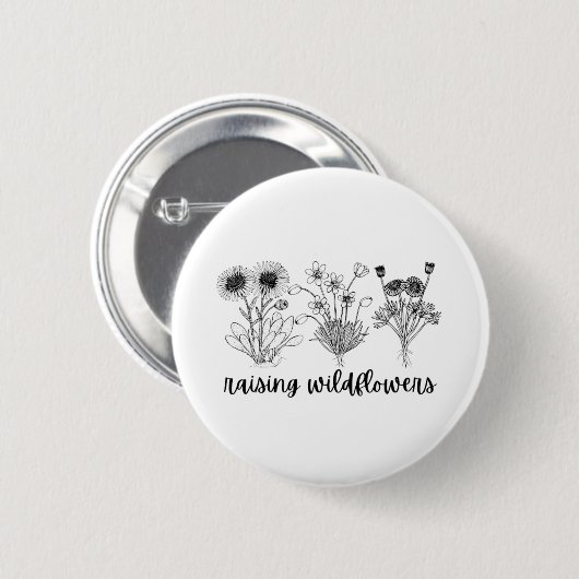 Blume/Frühjahr/Frühjahr Button (Vorne & Hinten)