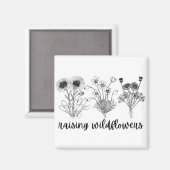 Blume/Frühjahr/Frühjahr Magnet (Vorderseite/Rückseite)