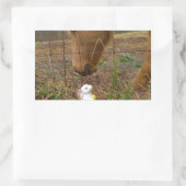 Blume Frühjahr Rechteckiger Aufkleber (Tasche)