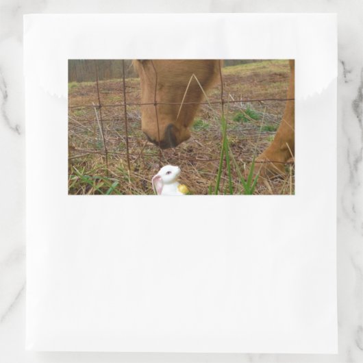 Blume Frühjahr Rechteckiger Aufkleber (Tasche)