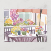Blume | Frühlingsblumen Wasserfarbe Postkarte (Vorderseite)