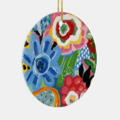 Blume Fun Acryl Keramik Ornament (Rechts)