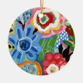 Blume Fun Acryl Keramik Ornament (Vorne)