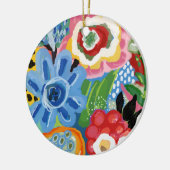 Blume Fun Acryl Keramik Ornament (Links)