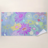 Blume Fun Beach Handtuch (Vorderseite)