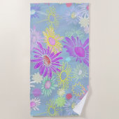 Blume Fun Beach Handtuch (Vorderseite)