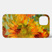 Blume für abstrakte Fallfarben Case-Mate iPhone Hülle (Rückseite (Horizontal))