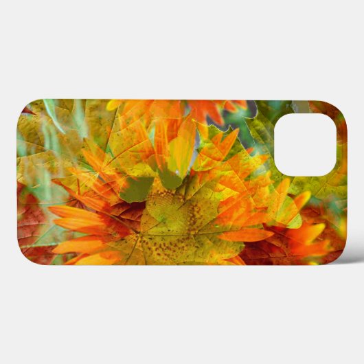Blume für abstrakte Fallfarben Case-Mate iPhone Hülle (Rückseite (Horizontal))