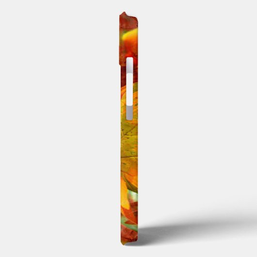 Blume für abstrakte Fallfarben Case-Mate iPhone Hülle (Rückseite / Links)