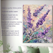 Blume für abstrakte Ölgemälde Leinwanddruck