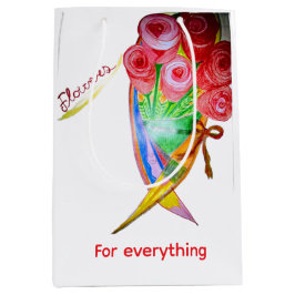 Blume für alles Geschenktasche Mittlere Geschenktüte