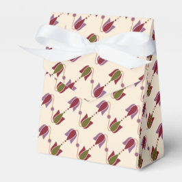 Blume für antike Ruby, Brass, Bronze und Fuchsia Geschenkschachtel