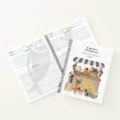 Blume für Aquädukte Notizblock (Innenseite)