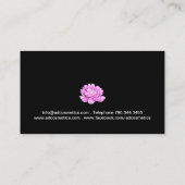 Blume für Aquakultur Visitenkarte (Rückseite)