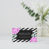 Blume für Aquakultur Visitenkarte (Stehend Vorderseite)